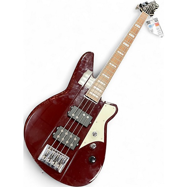 Used Reverend ZSG Burgundy Electric Bass Guitar