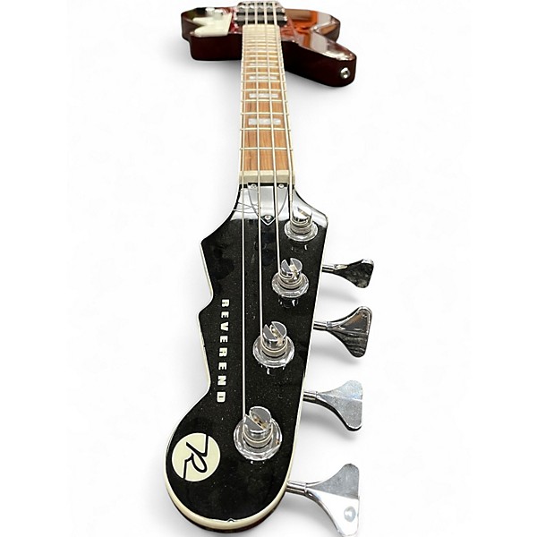 Used Reverend ZSG Burgundy Electric Bass Guitar