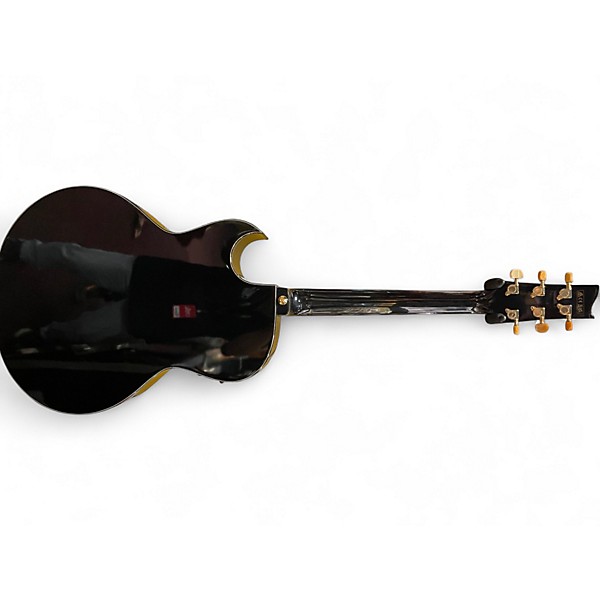 Used Ibanez Steve Vai Euphoria Black Acoustic Electric Guitar