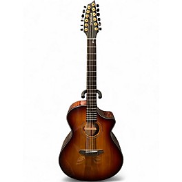 Used Breedlove Oregon Concerto 2 Tone Sunburst 12 String Acoustic Guitar