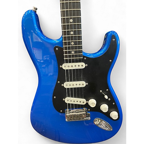 Used Fender American Ultra Stratocaster Blue Solid Body Electric Guitar