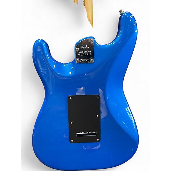 Used Fender American Ultra Stratocaster Blue Solid Body Electric Guitar