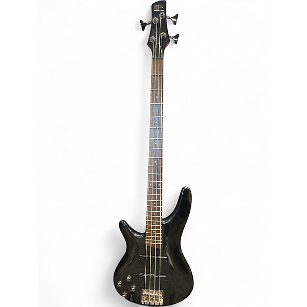 Used Ibanez SR300L Gunmetal Gray Electric Bass Guitar