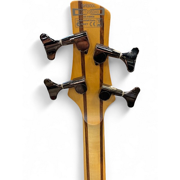 Used Ibanez SR300L Gunmetal Gray Electric Bass Guitar