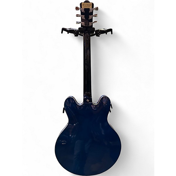 Used Stellar HOLLOWBODY Blue Hollow Body Electric Guitar