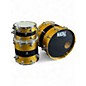 Used 2020s Natal Drums 3 Piece Cafe Racer Gold Sparkle Drum Kit thumbnail