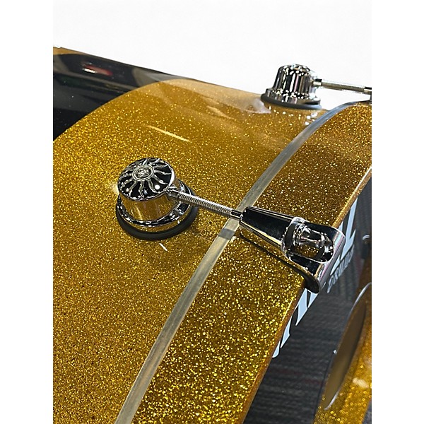 Used 2020s Natal Drums 3 Piece Cafe Racer Gold Sparkle Drum Kit