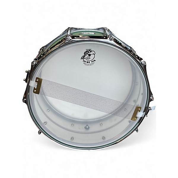 Used Pork Pie USA 14X6.5 Aluminum Seafoam Green Drum