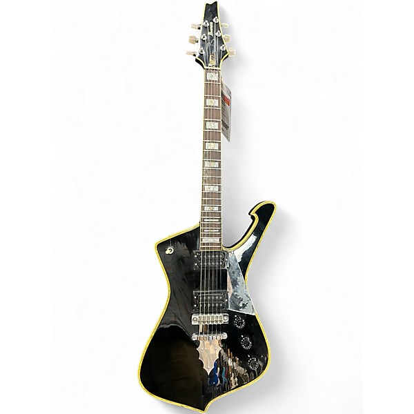 Used Ibanez PS-10 Iceman Black Solid Body Electric Guitar