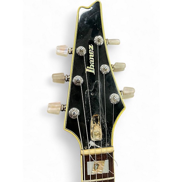 Used Ibanez PS-10 Iceman Black Solid Body Electric Guitar