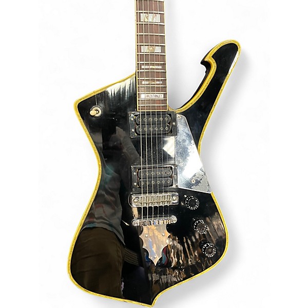 Used Ibanez PS-10 Iceman Black Solid Body Electric Guitar