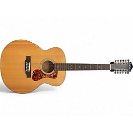 Used Guild F2512E Natural 12 String Acoustic Electric Guitar