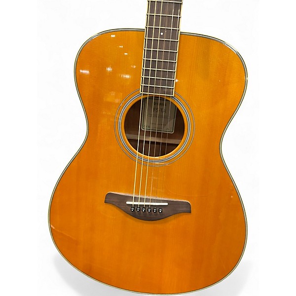 Used Yamaha FSTA TransAcoustic Concert Natural Acoustic Electric Guitar