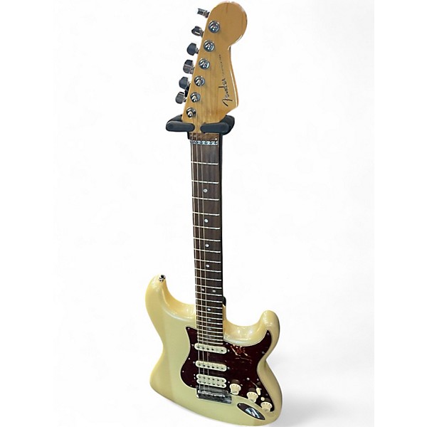 Used Fender American Deluxe Stratocaster Olympic Pearl Solid Body Electric Guitar