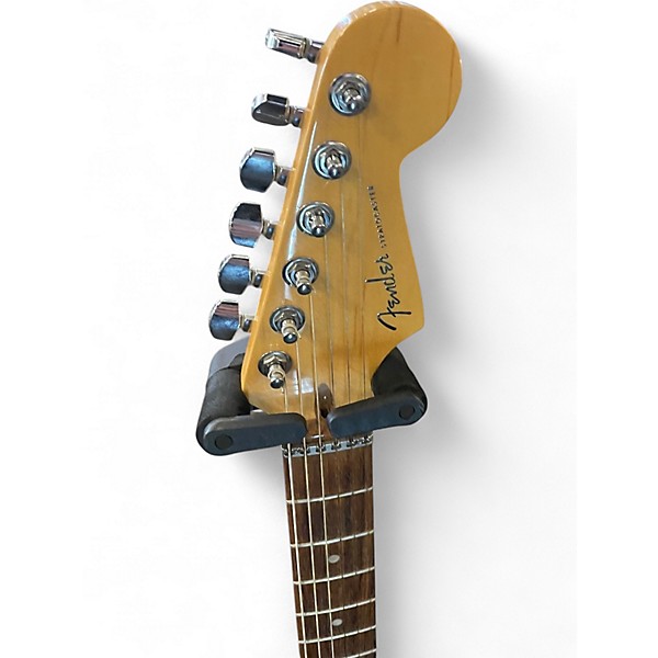 Used Fender American Deluxe Stratocaster Olympic Pearl Solid Body Electric Guitar