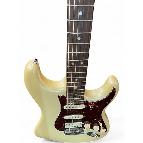 Used Fender American Deluxe Stratocaster Olympic Pearl Solid Body Electric Guitar