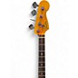 Used 2023 Fender American Ultra Precision Bass 2 Tone Sunburst Electric Bass Guitar