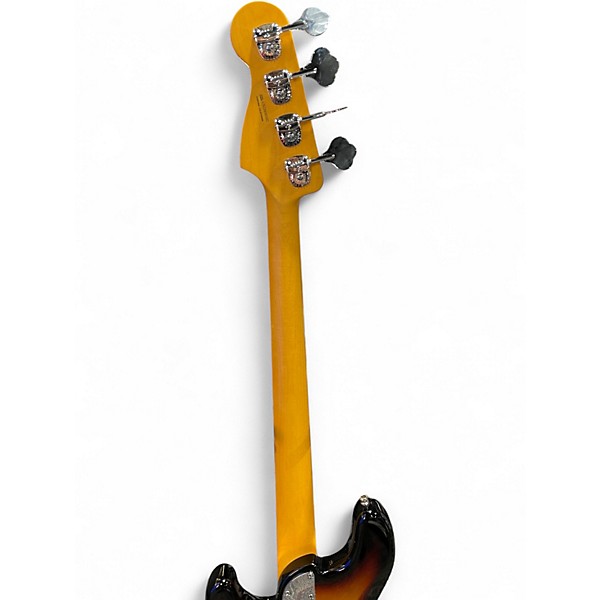 Used 2023 Fender American Ultra Precision Bass 2 Tone Sunburst Electric Bass Guitar