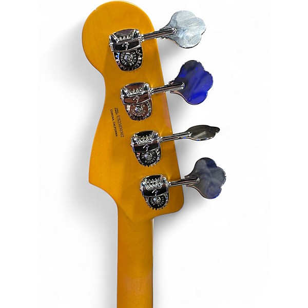 Used 2023 Fender American Ultra Precision Bass 2 Tone Sunburst Electric Bass Guitar