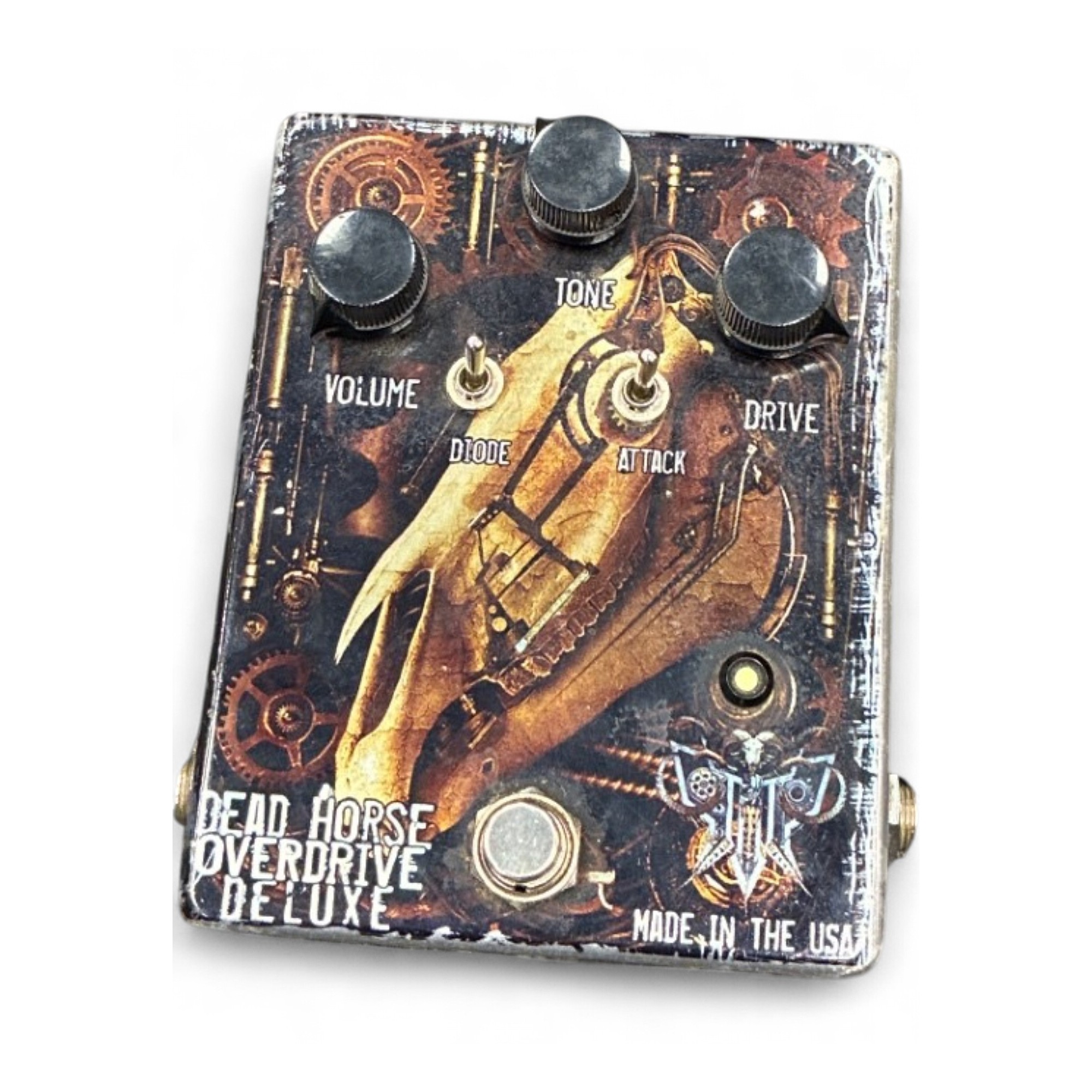 Used Pro Tone Pedals DEAD HORSE OVERDRIVE DELUXE Effect Pedal