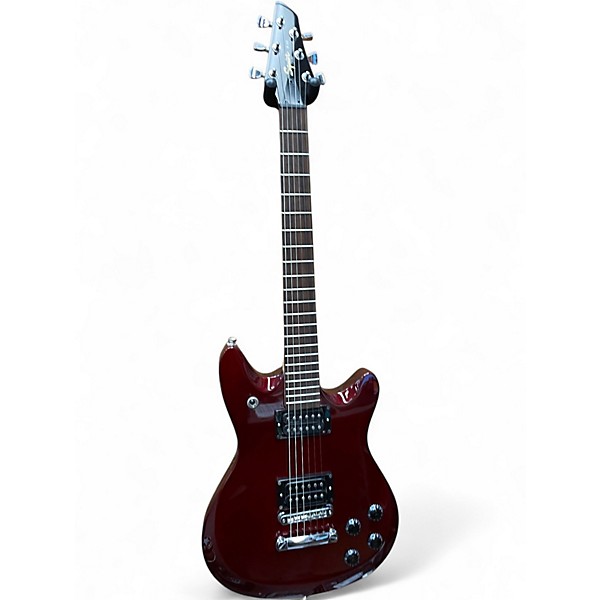 Used Squier M80 Metallic Red Solid Body Electric Guitar