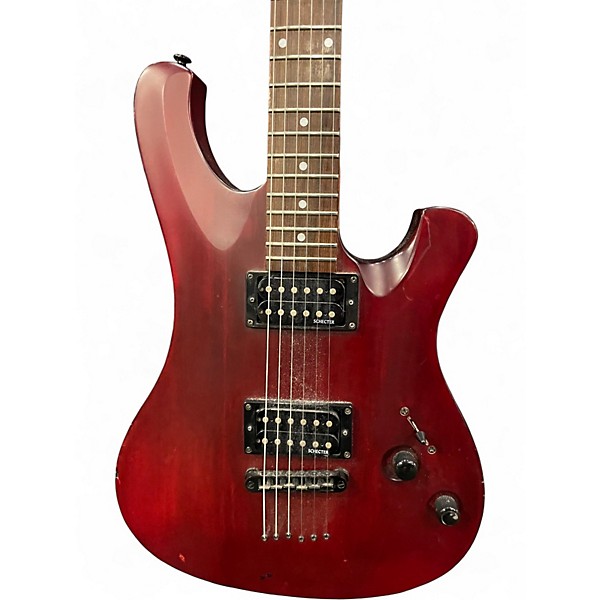 Used Schecter Guitar Research Diamond Series PT Candy Apple Red Solid Body Electric Guitar