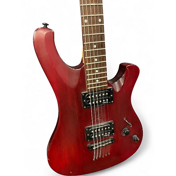 Used Schecter Guitar Research Diamond Series PT Candy Apple Red Solid Body Electric Guitar