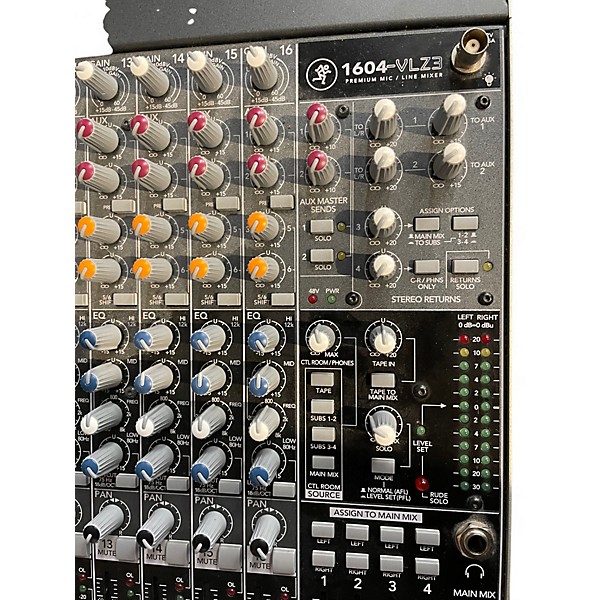 Used Mackie 1604VLZ3 Unpowered Mixer