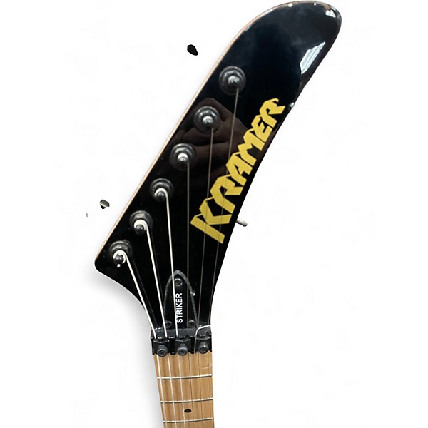 Used Kramer STRIKER HSS Black Solid Body Electric Guitar