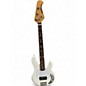 Used Ernie Ball Music Man Sting Ray SS White Electric Bass Guitar thumbnail
