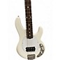 Used Ernie Ball Music Man Sting Ray SS White Electric Bass Guitar
