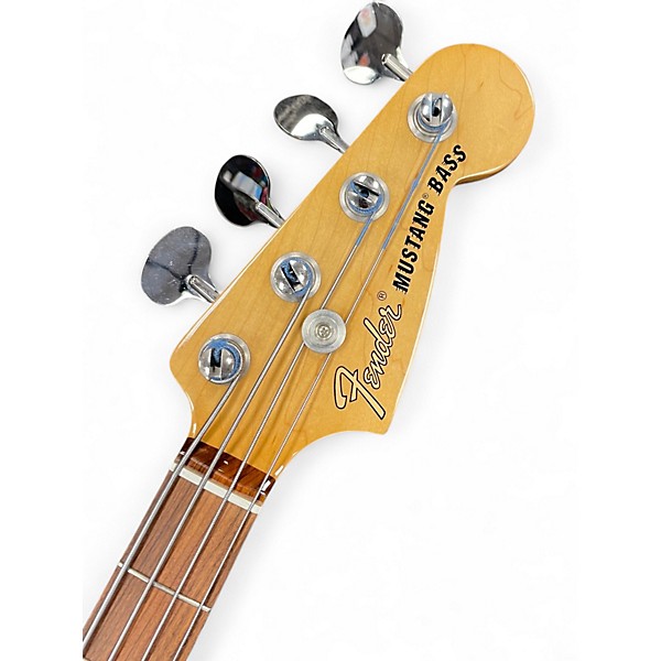 Used Fender Mustang Bass 2 Color Sunburst Electric Bass Guitar