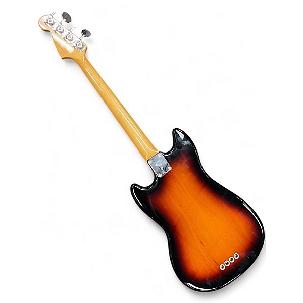 Used Fender Mustang Bass 2 Color Sunburst Electric Bass Guitar