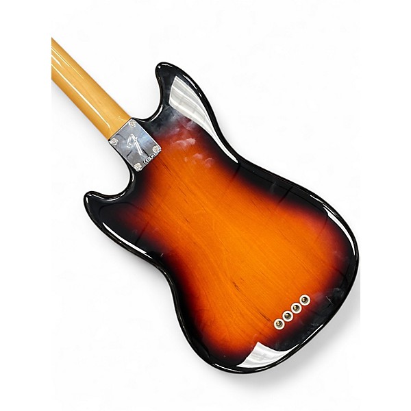 Used Fender Mustang Bass 2 Color Sunburst Electric Bass Guitar