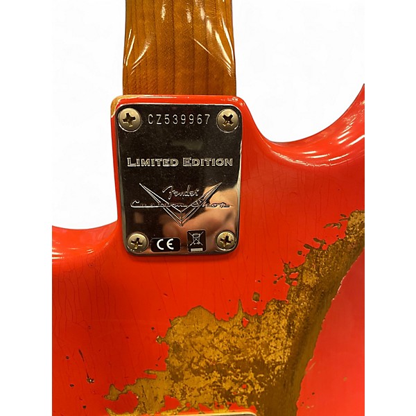 Used Fender CUSTOM SHOP LTD HVY RELIC 59 STRAT ROASTED RED Solid Body Electric Guitar