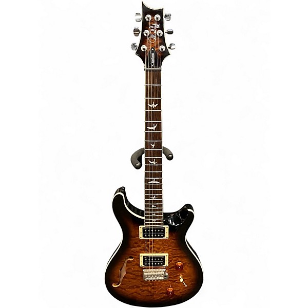 Used PRS SE Custom 22 Semi-Hollowbody Sunburst Hollow Body Electric Guitar