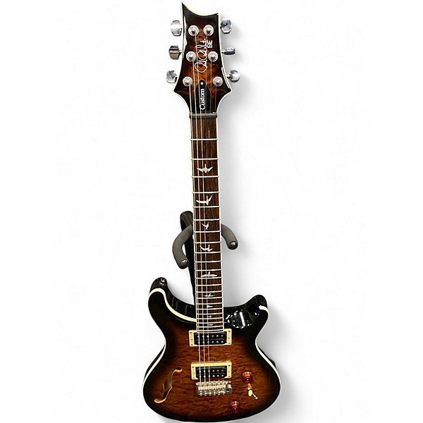 Used PRS SE Custom 22 Semi-Hollowbody Sunburst Hollow Body Electric Guitar