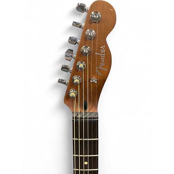 Used 2025 Fender Acoustasonic Standard Telecaster Black Acoustic Electric Guitar