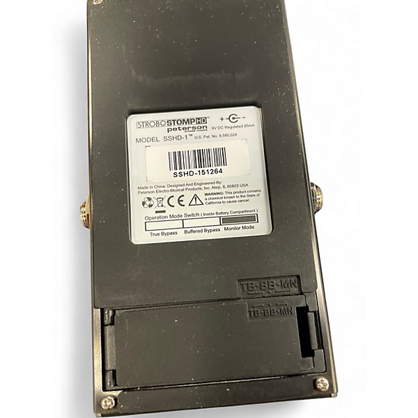 Used Peterson Strobo Stomp HD Tuner Pedal