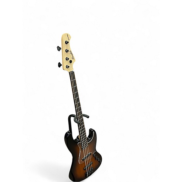 Used 2023 Bacchus woodline 417AC 2 Color Sunburst Electric Bass Guitar