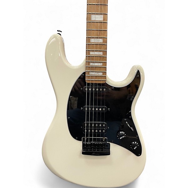 Used Sterling by Music Man CT50XHSS Alpine White Solid Body Electric Guitar