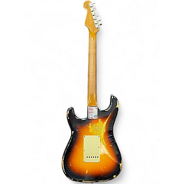 Used 2019 Fender Limited Heavy Relic 1959 Stratocaster Roasted 3 Color Sunburst Solid Body Electric Guitar