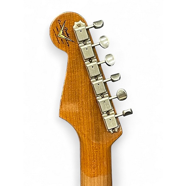 Used 2019 Fender Limited Heavy Relic 1959 Stratocaster Roasted 3 Color Sunburst Solid Body Electric Guitar