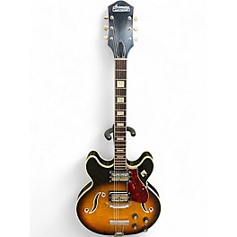 Vintage 1960s Harmony Meteor Tobacco Burst Hollow Body Electric Guitar