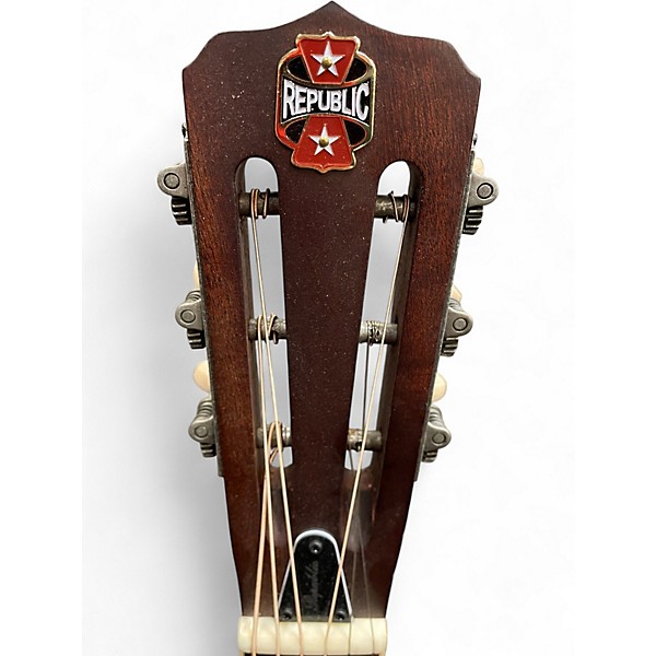 Used Republic Highway 61 Copper Acoustic Guitar