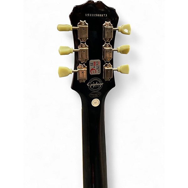 Used Epiphone Blueshawk Deluxe Trans Black Hollow Body Electric Guitar