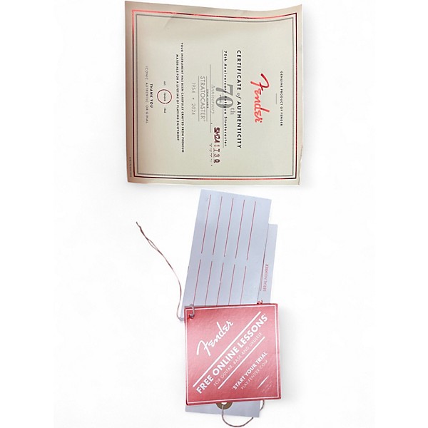 Used Fender VINTERA II STRATOCASTER Antigua Solid Body Electric Guitar