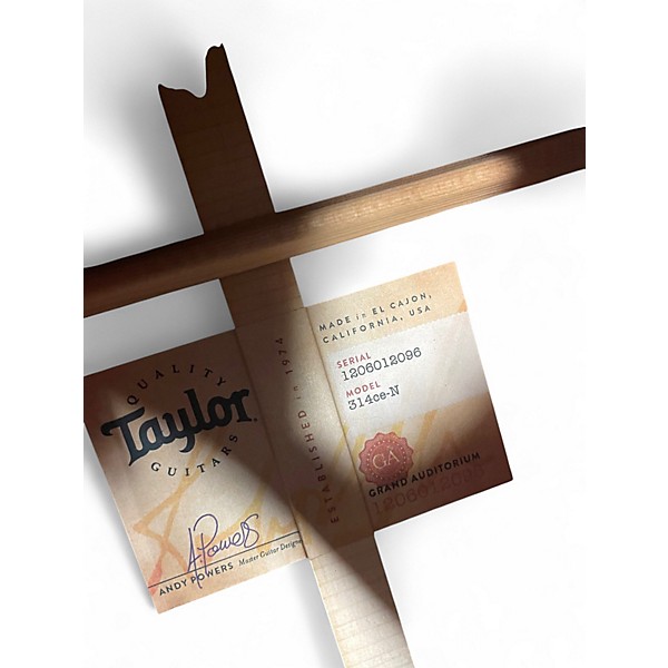 Used Taylor 314CEN Natural Classical Acoustic Electric Guitar