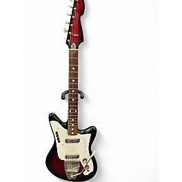 Vintage 1960s Galanti jetstar redburst Solid Body Electric Guitar
