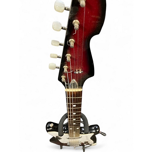 Vintage 1960s Galanti jetstar redburst Solid Body Electric Guitar